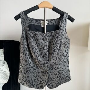 Vintage Ann Taylor Elegant Brocade Top